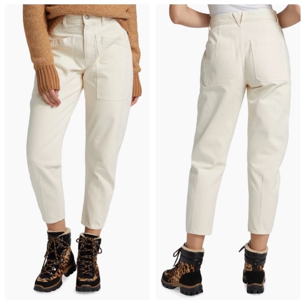 Veronica Beard Charlie Barrel Leg Jeans Pants